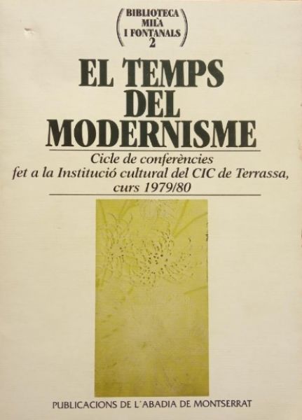  El Temps del Modernisme :