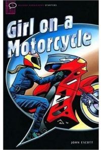 Girl on a motorcycle