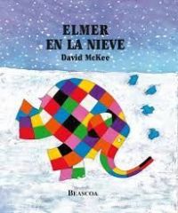 Elmer en la nieve