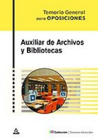 Auxiliar de archivos y bibliotecas