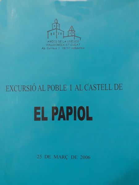  Excursió al poble i al castell de El Papiol : 25 de març de 2006