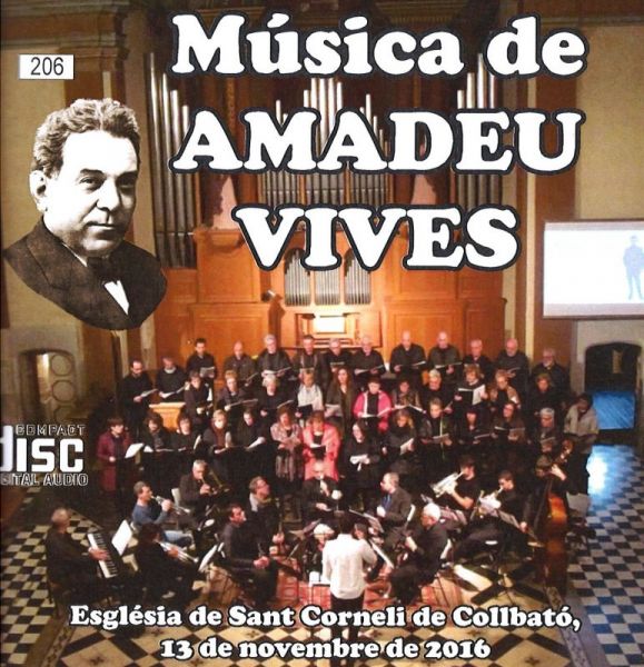  Música de Amadeu Vives : Església de Sant Corneli de Collbató, 13 de novembre de 2016