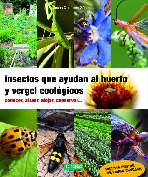  Insectos que ayudan al huerto y vergel ecológicos: conocer, atraer, alojar, conservar...