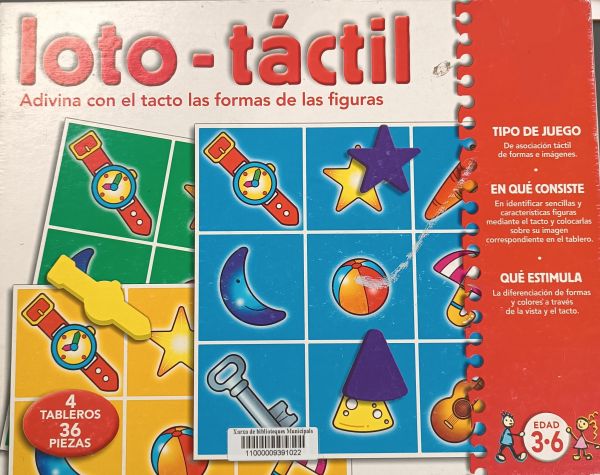  Loto-táctil : adivina con el tacto las formas de las figuras