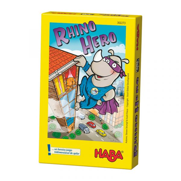  Rhino hero : un heroico juego tridimensional de apilar