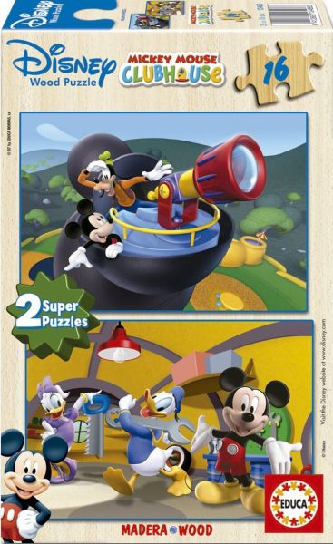  Mickey Mouse clubhouse: 2 super puzzles