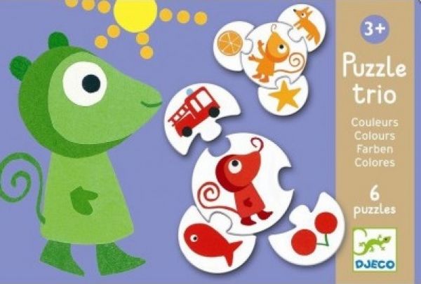  Puzzle trio : couleurs : colours : colores