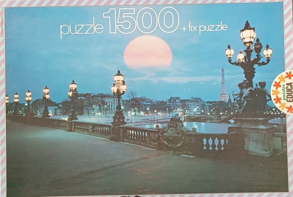  París : puzzle 1500 + fix puzzle