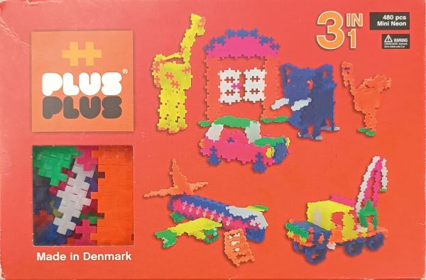  Plus plus 3 in 1: the unique buiding brick